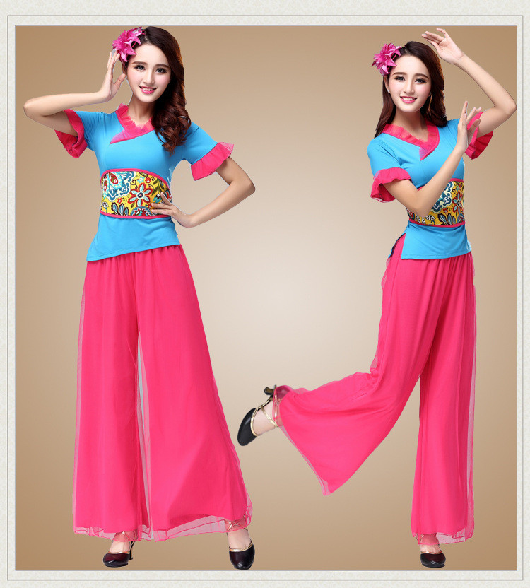 最新款秧歌服装图片,与自然美景共舞的视觉盛宴