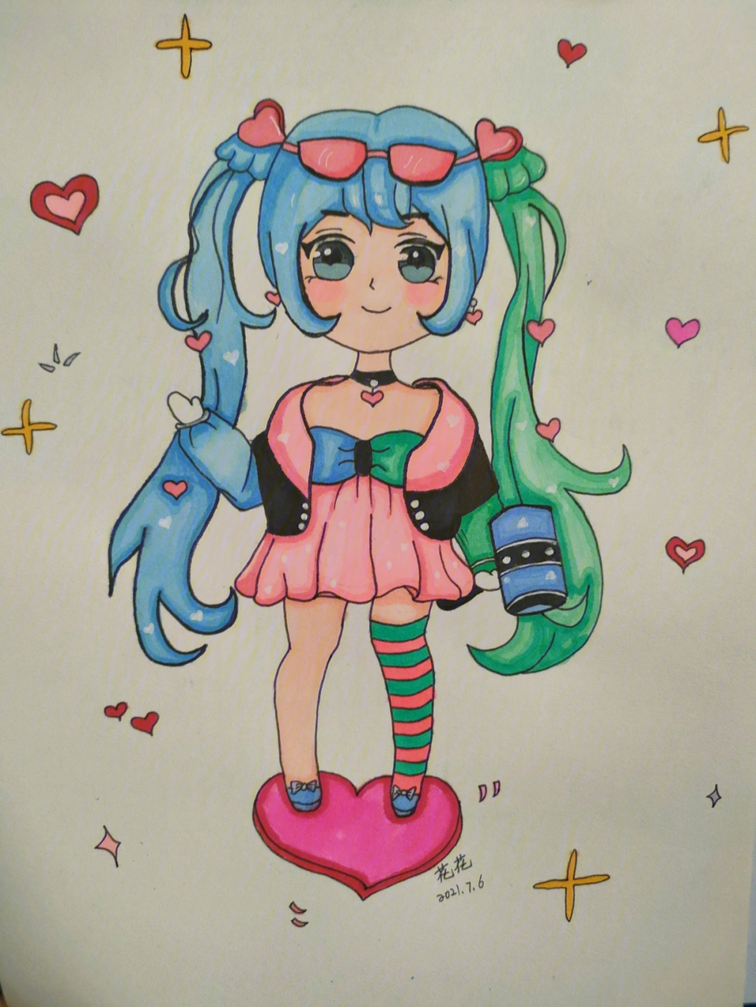 动漫画Q版,自然美景的奇妙旅行探索