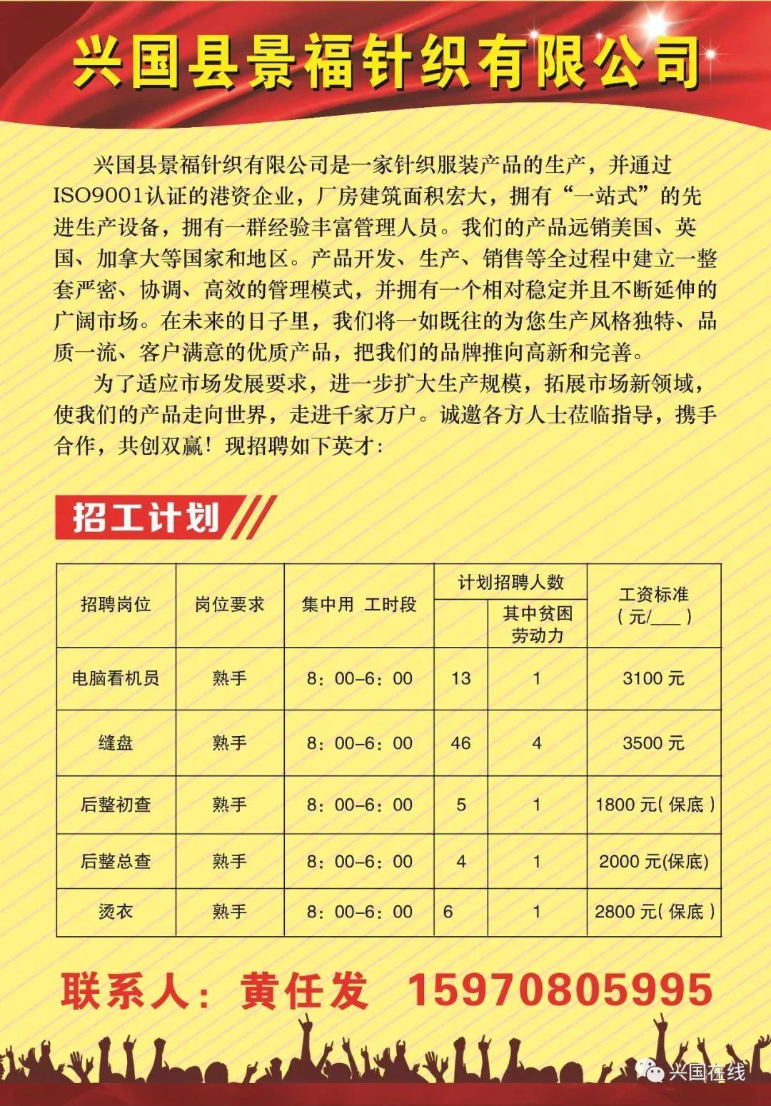 兴国威保招聘信息大全,求职全流程指南