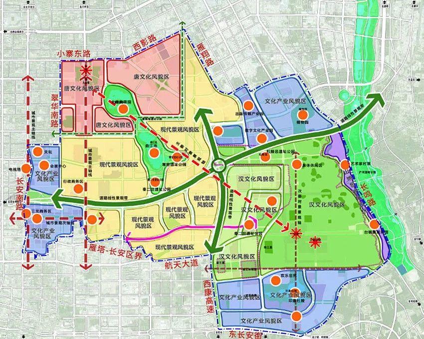 西安最新地图,古都的变迁与繁荣全景展示
