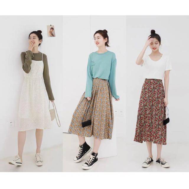 最新碎花裙,自然美景的心灵之旅时尚体验